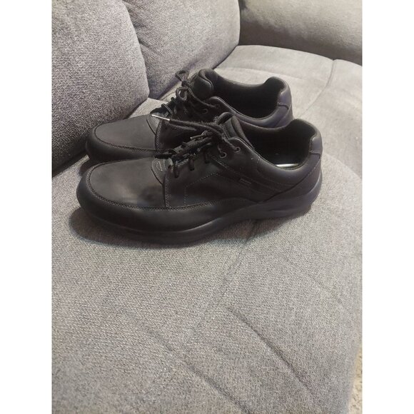 Dunham Men's Midland Non-slip Lace Up Oxford Work Sneakers Black Size 16 Leather - Picture 4 of 10